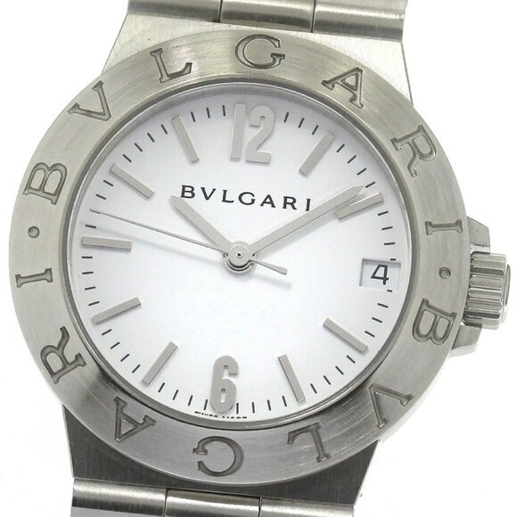 BVLGARI Diagono Sports Date White Dial Quartz Ladies Watch_ main image 6